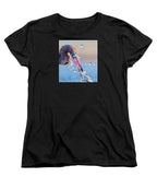 Heron Catching Its Prey in Motion - Women's T-Shirt (Standard Fit)