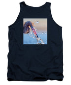 Heron Catching Its Prey in Motion - Tank Top