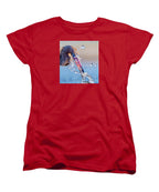 Heron Catching Its Prey in Motion - Women's T-Shirt (Standard Fit)