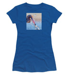 Heron Catching Its Prey in Motion - Women's T-Shirt