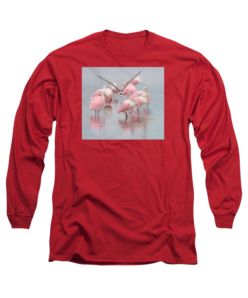 Pink Skimmer - Long Sleeve T-Shirt