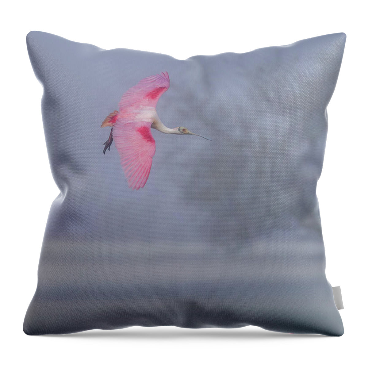 Pink veil - Throw Pillow