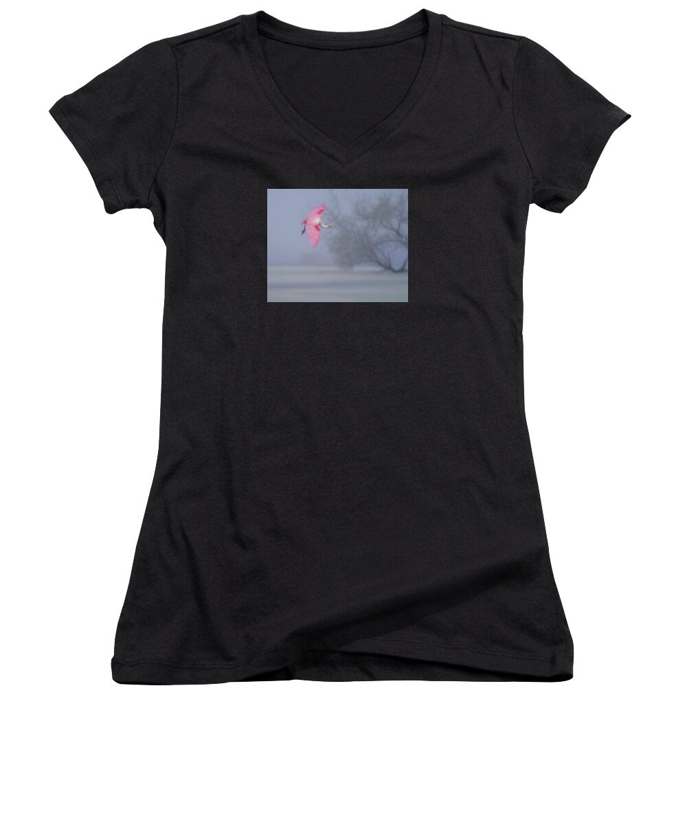 Pink veil - Women's V-Neck
