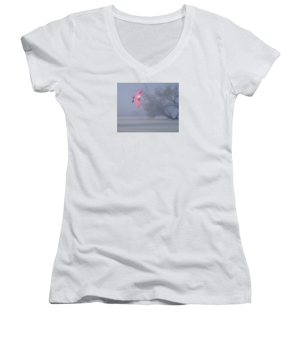 Pink veil - Women's V-Neck