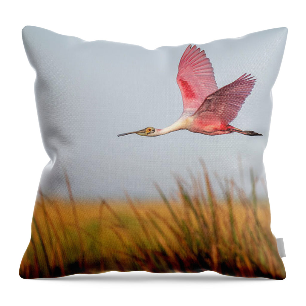 Stick Marsh - Throw Pillow